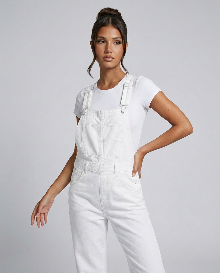 Debra | Denim Jumpsuit with Adjustable Straps