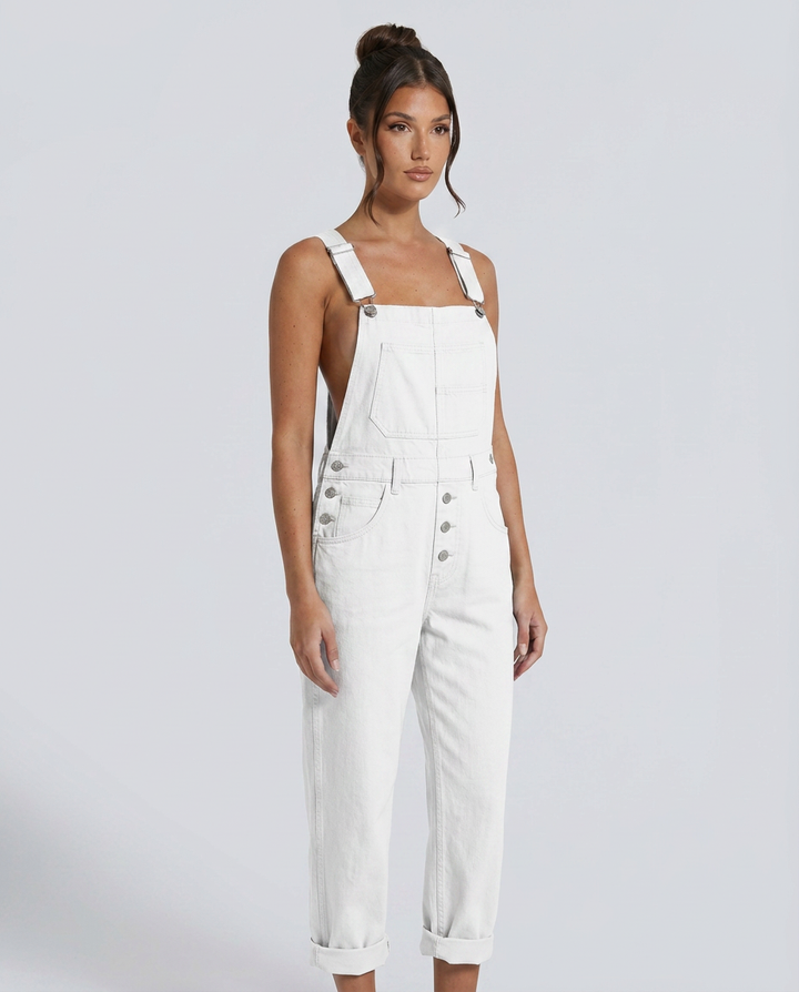 Debra | Denim Jumpsuit with Adjustable Straps
