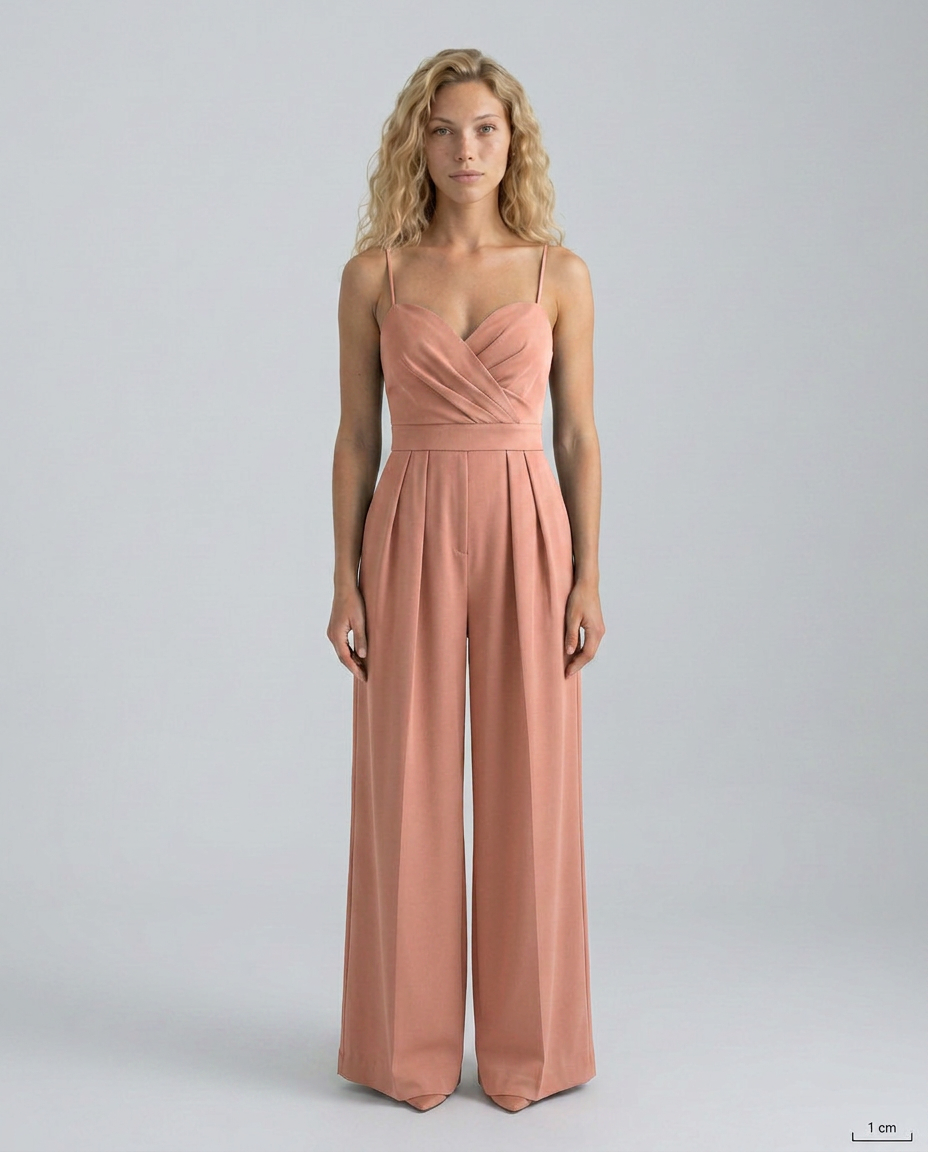 Lessie | Wide-Leg Jumpsuit with Sweetheart Neckline