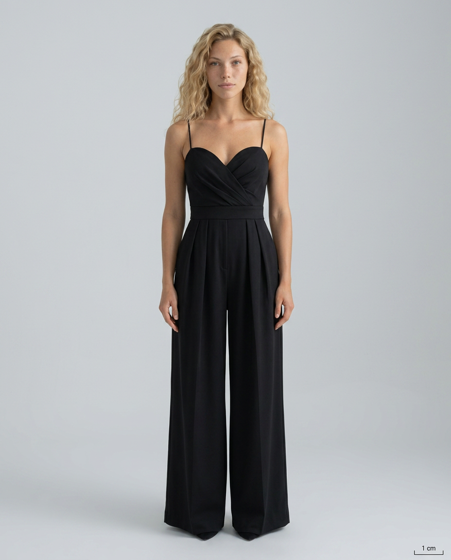 Lessie | Wide-Leg Jumpsuit with Sweetheart Neckline