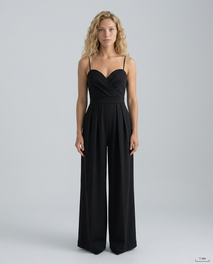 Lessie | Wide-Leg Jumpsuit with Sweetheart Neckline