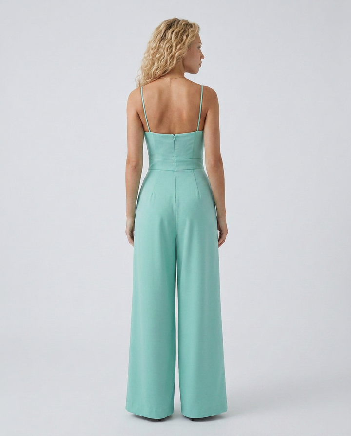 Lessie | Wide-Leg Jumpsuit with Sweetheart Neckline