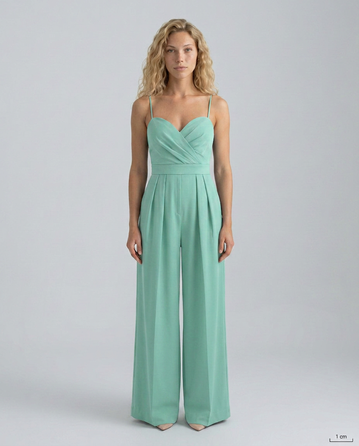 Lessie | Wide-Leg Jumpsuit with Sweetheart Neckline