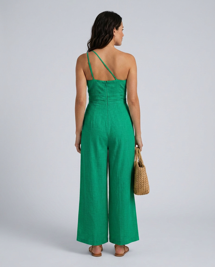 Rhoda | Backless Strap Jumpsuit with Wide-Leg Trousers
