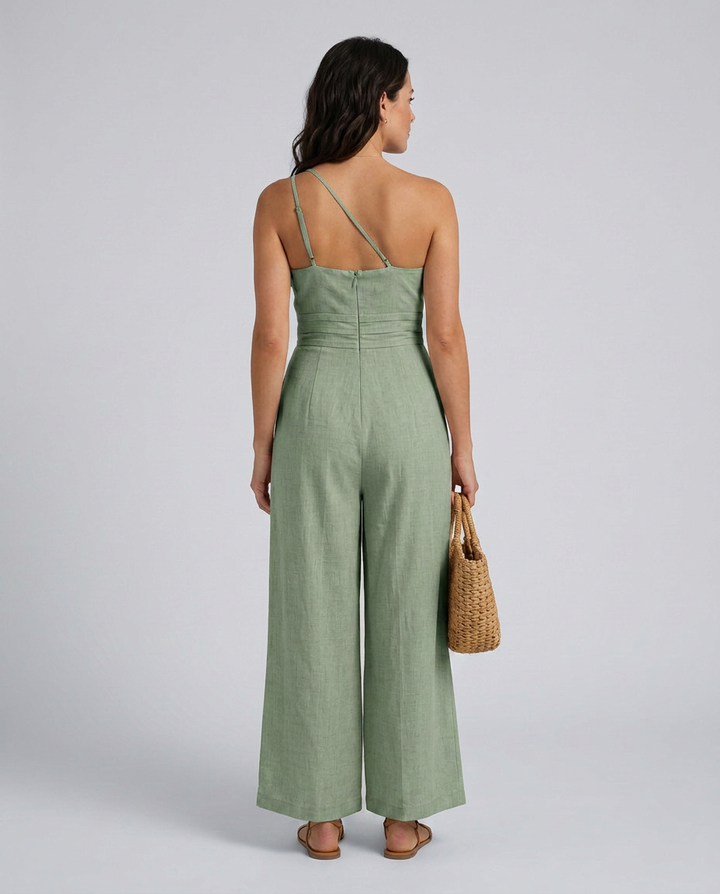 Rhoda | Backless Strap Jumpsuit with Wide-Leg Trousers