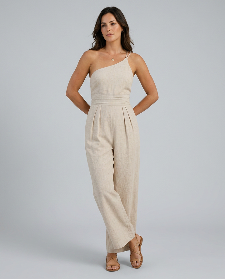 Rhoda | Backless Strap Jumpsuit with Wide-Leg Trousers