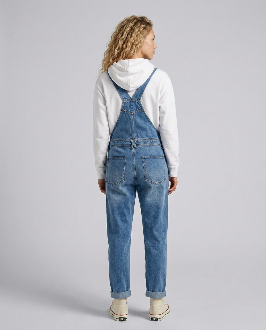 Isabel | Denim Jumpsuit with Adjustable Straps