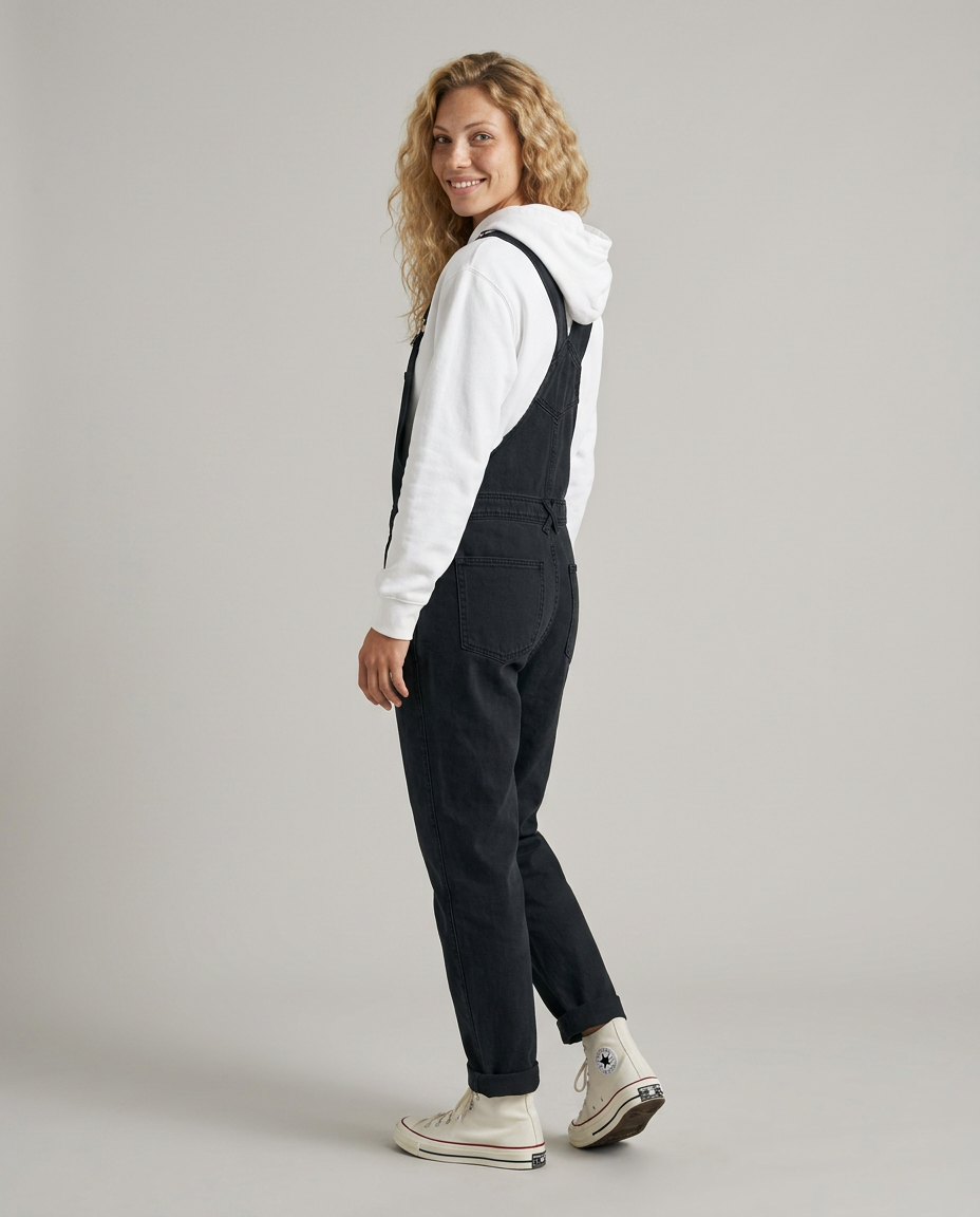 Isabel | Denim Jumpsuit with Adjustable Straps