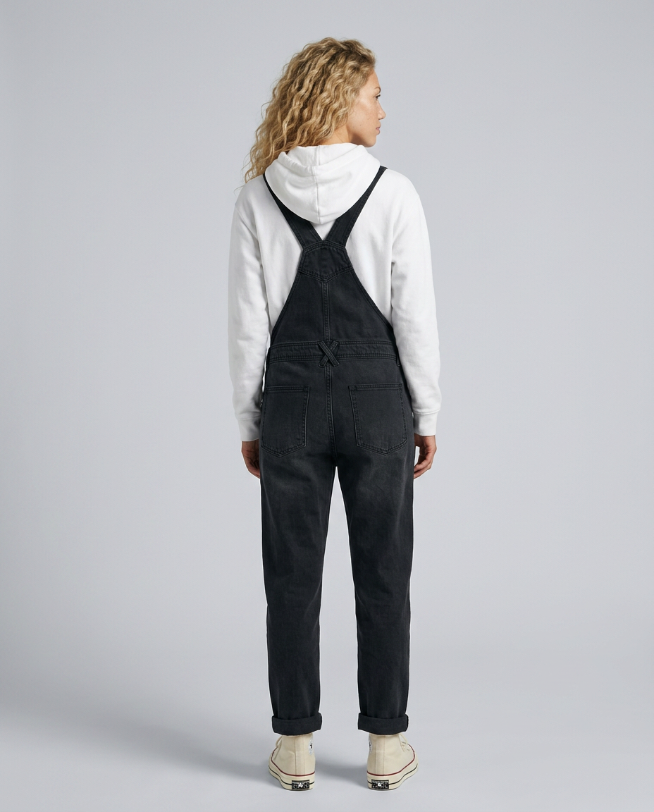 Isabel | Denim Jumpsuit with Adjustable Straps