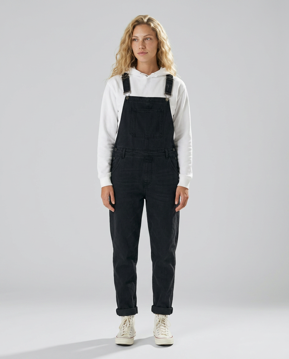 Isabel | Denim Jumpsuit with Adjustable Straps