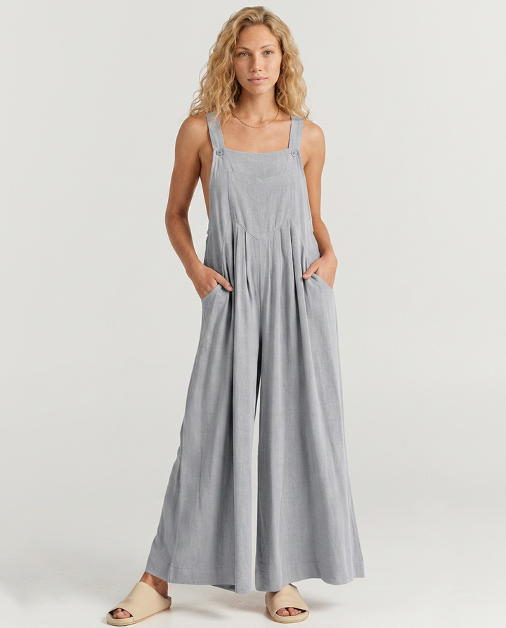 Denise | Wide-Leg Sleeveless Jumpsuit with Pockets