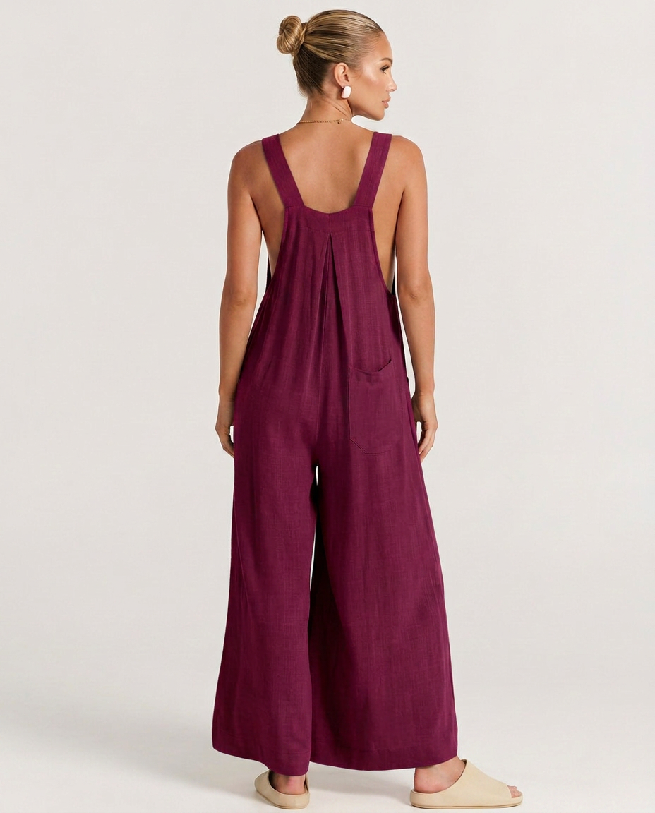 Celina | Wide-Leg Jumpsuit with Adjustable Straps