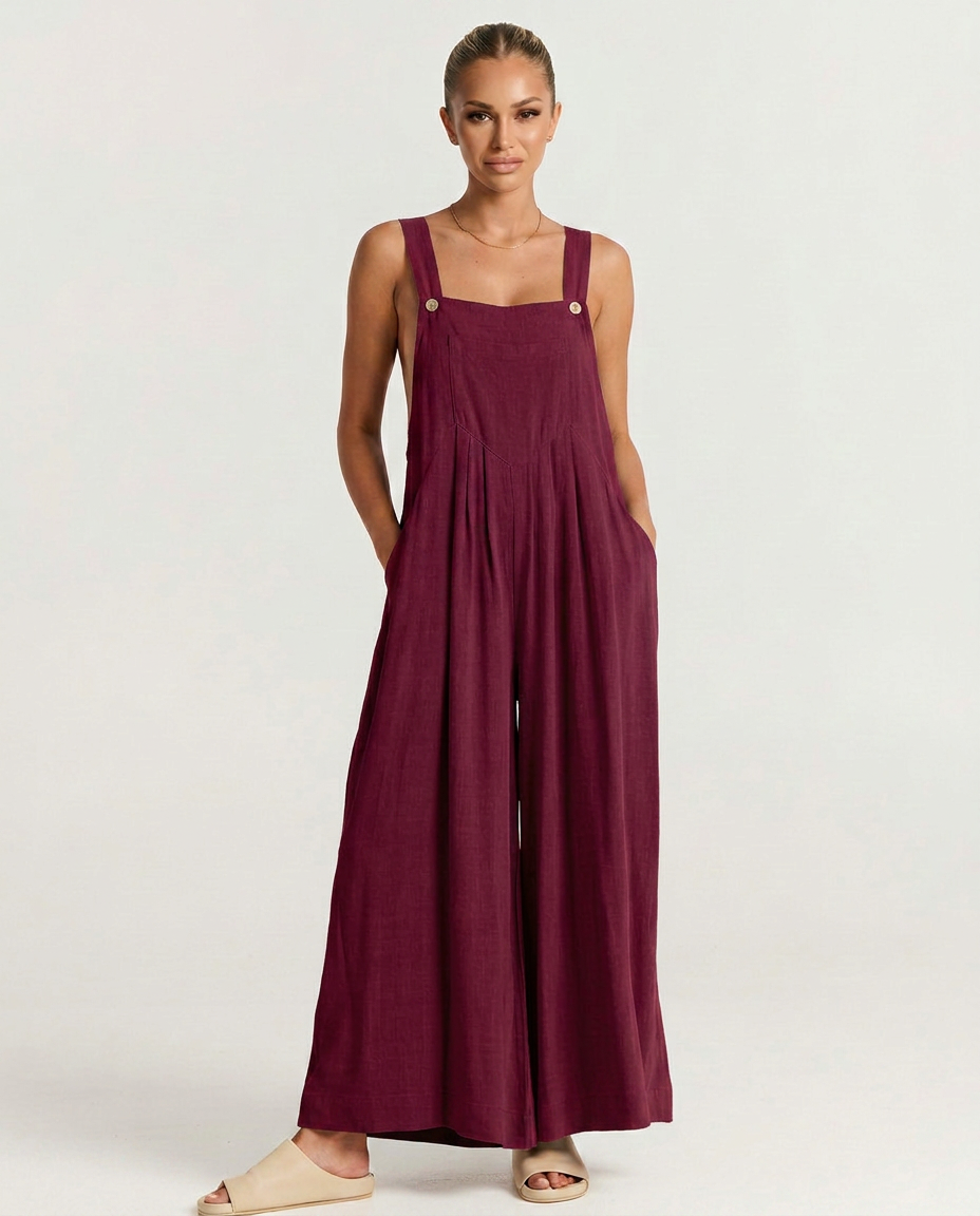 Celina | Wide-Leg Jumpsuit with Adjustable Straps
