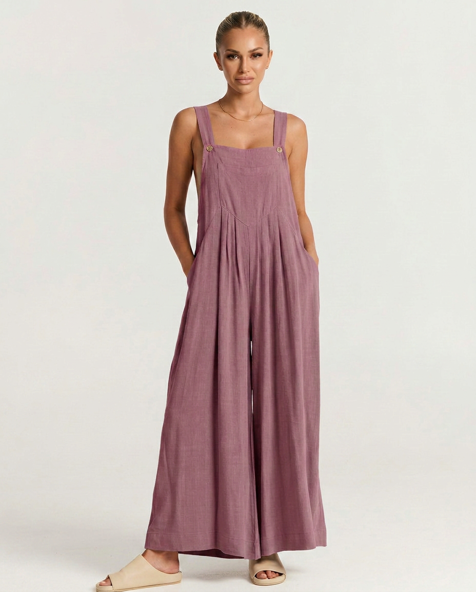 Celina | Wide-Leg Jumpsuit with Adjustable Straps