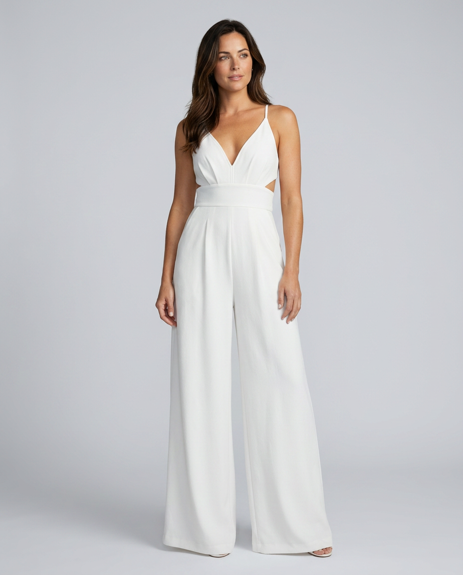 Josie | Backless Jumpsuit with Wide-Leg Silhouette