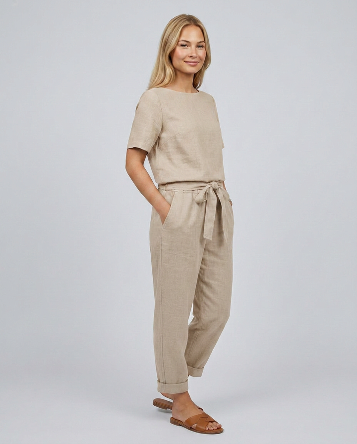 Mavis | Two-Piece Jumpsuit Set with Tapered Trousers