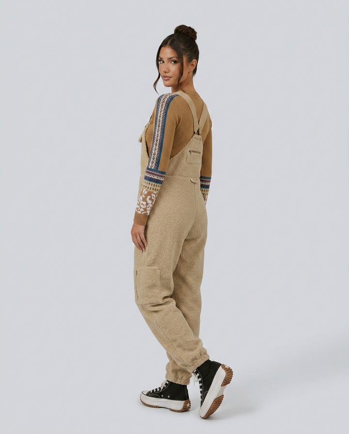 Emilia | Fleece Jumpsuit with Zip Pockets