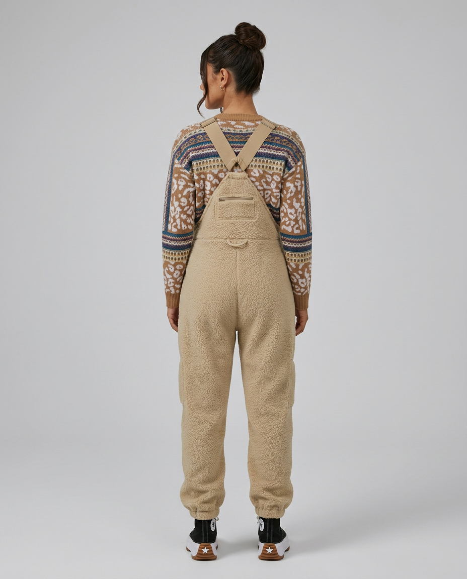 Emilia | Fleece Jumpsuit with Zip Pockets