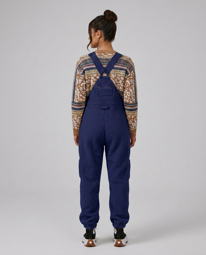Emilia | Fleece Jumpsuit with Zip Pockets