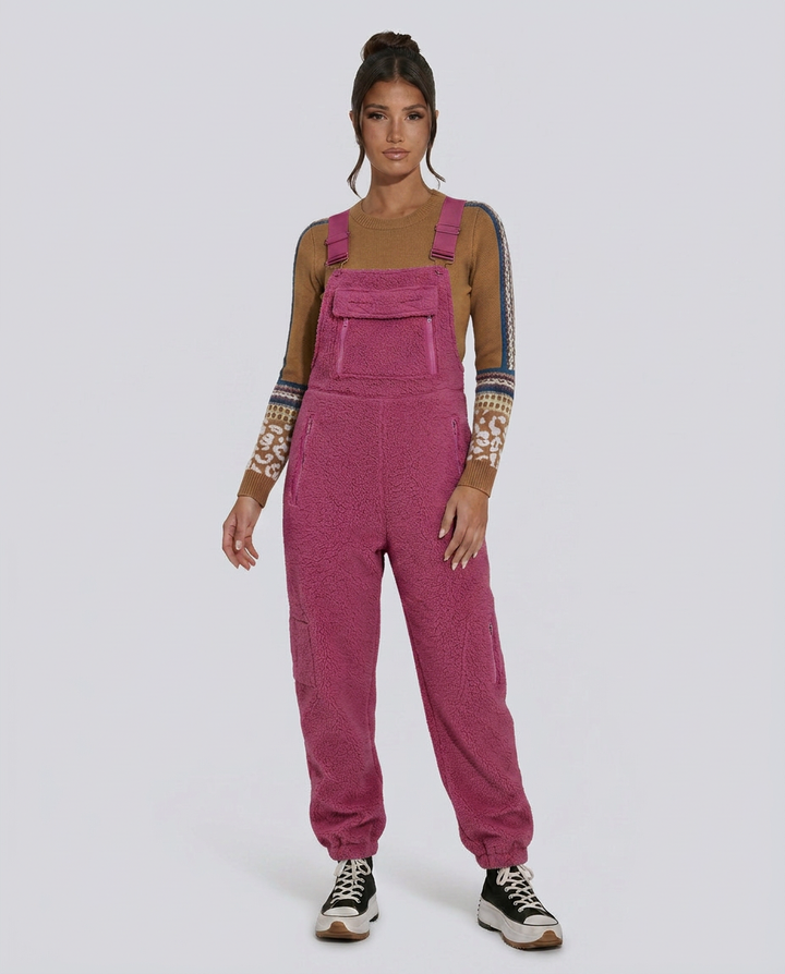 Emilia | Fleece Jumpsuit with Zip Pockets