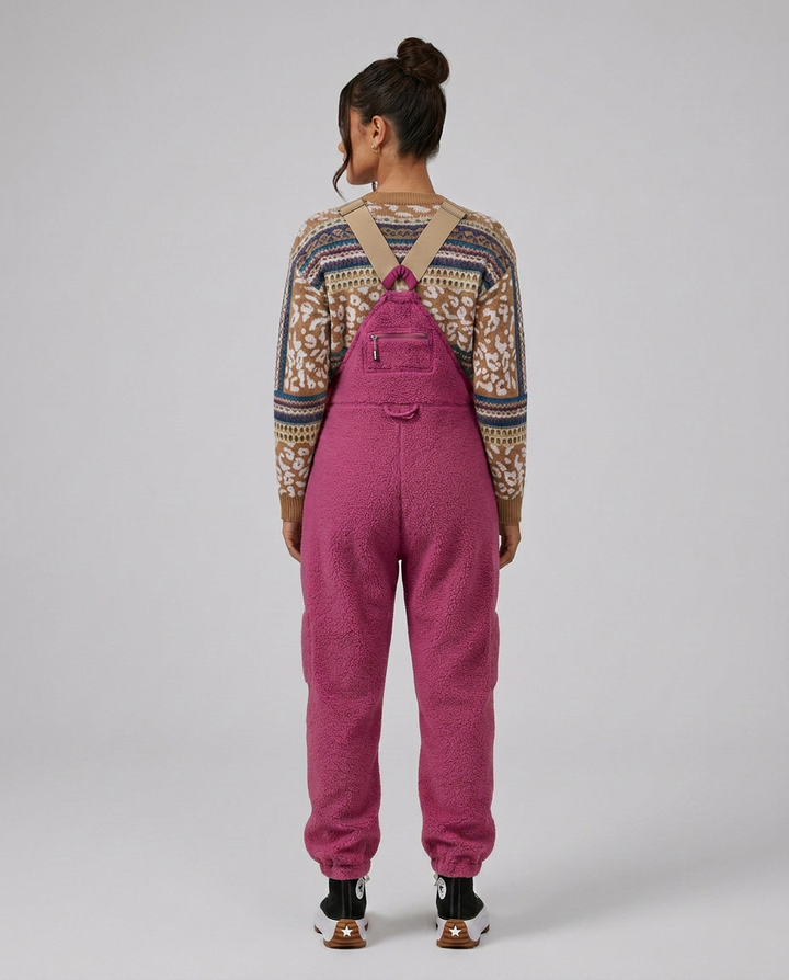 Emilia | Fleece Jumpsuit with Zip Pockets