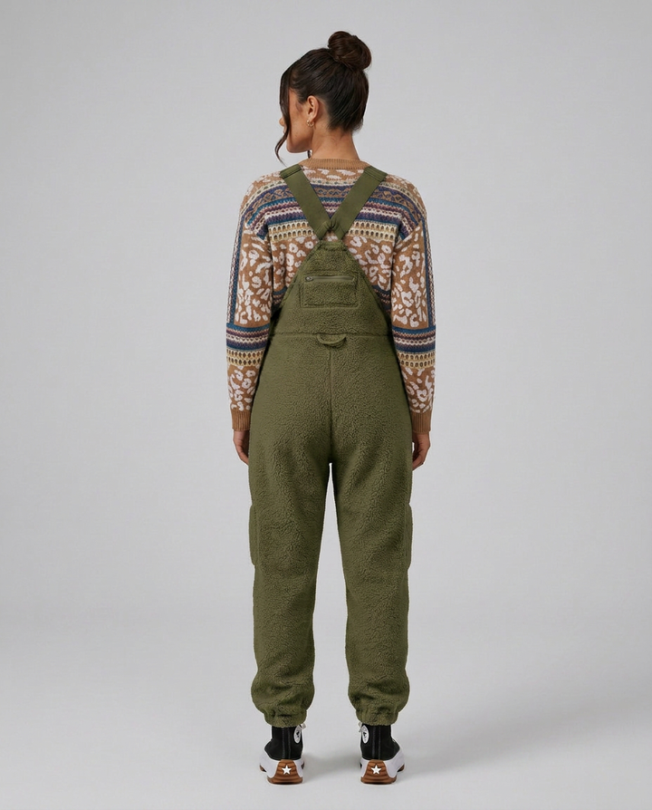 Emilia | Fleece Jumpsuit with Zip Pockets
