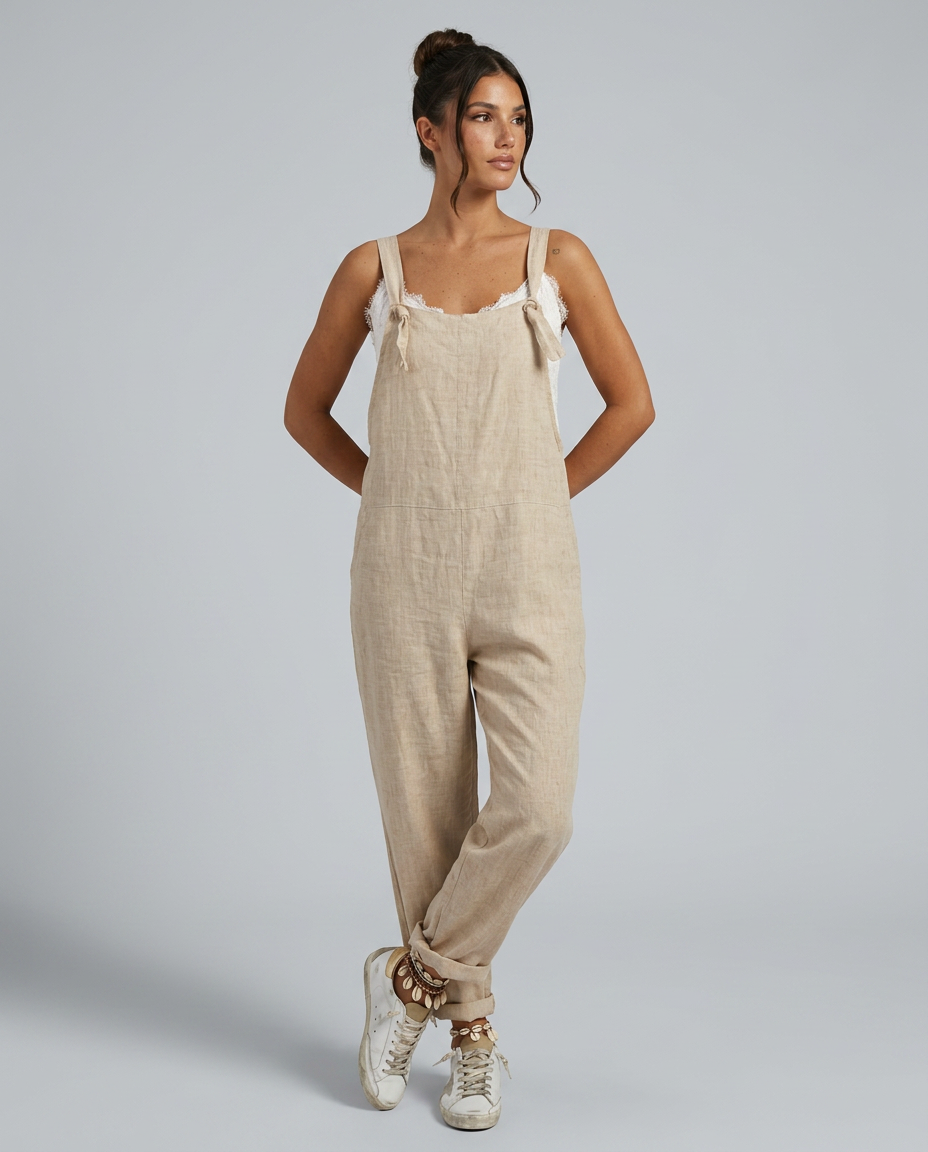 Delia | Vintage Jumpsuit with Relaxed Fit