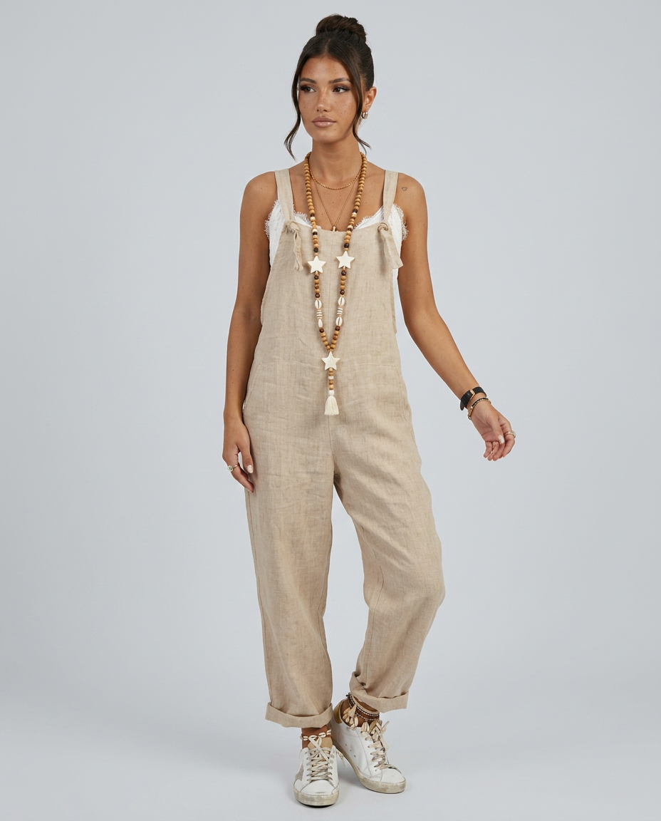 Delia | Vintage Jumpsuit with Relaxed Fit