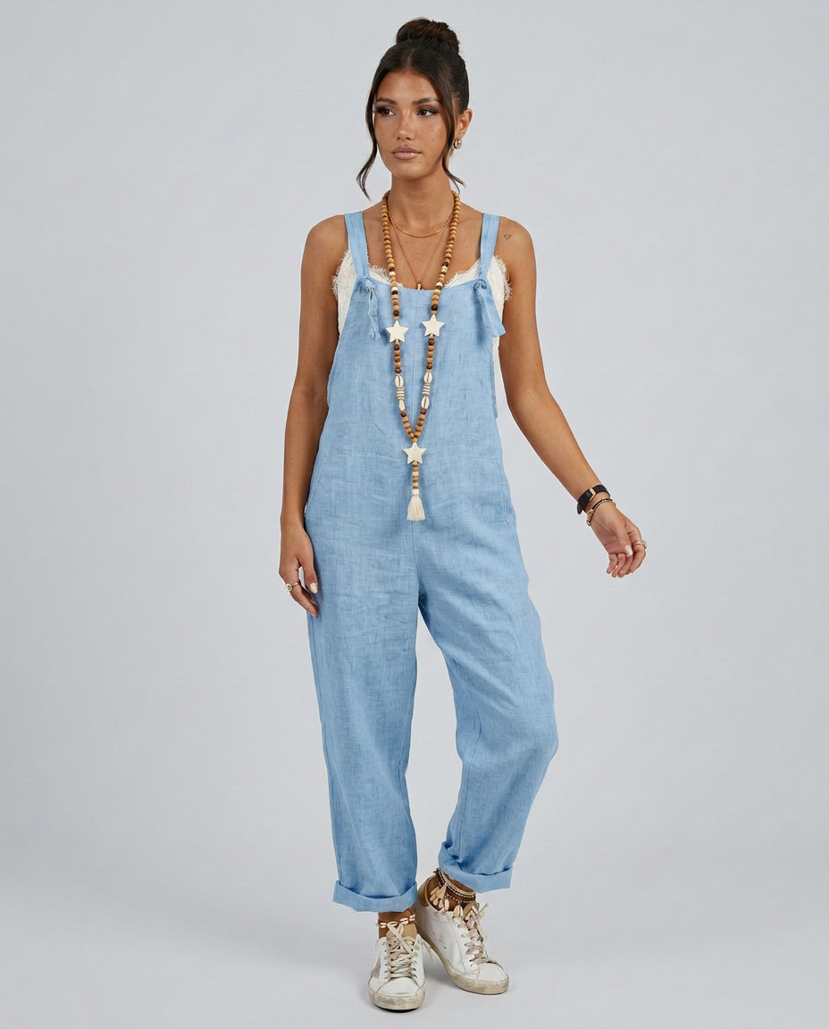 Delia | Vintage Jumpsuit with Relaxed Fit