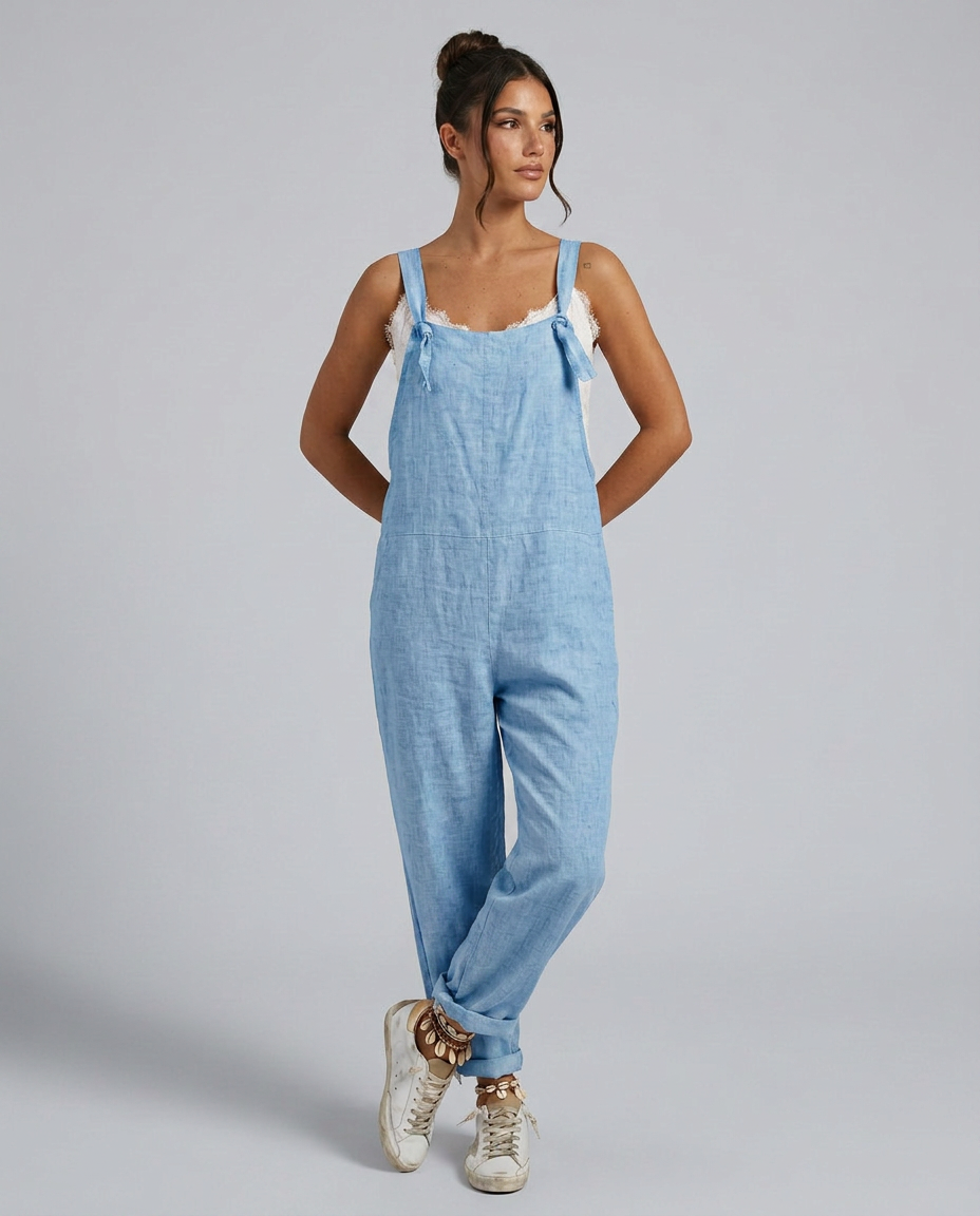 Delia | Vintage Jumpsuit with Relaxed Fit