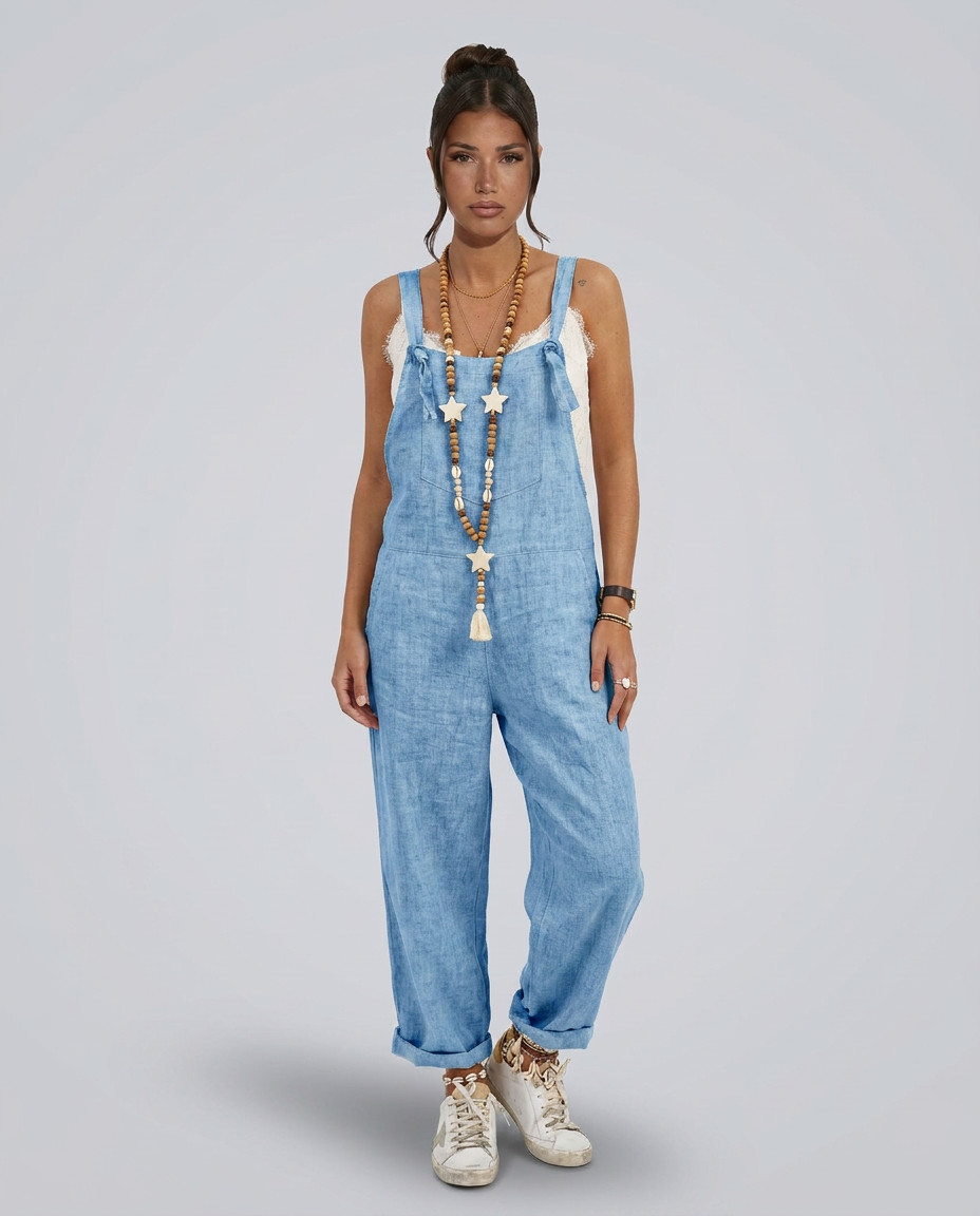 Delia | Vintage Jumpsuit with Relaxed Fit