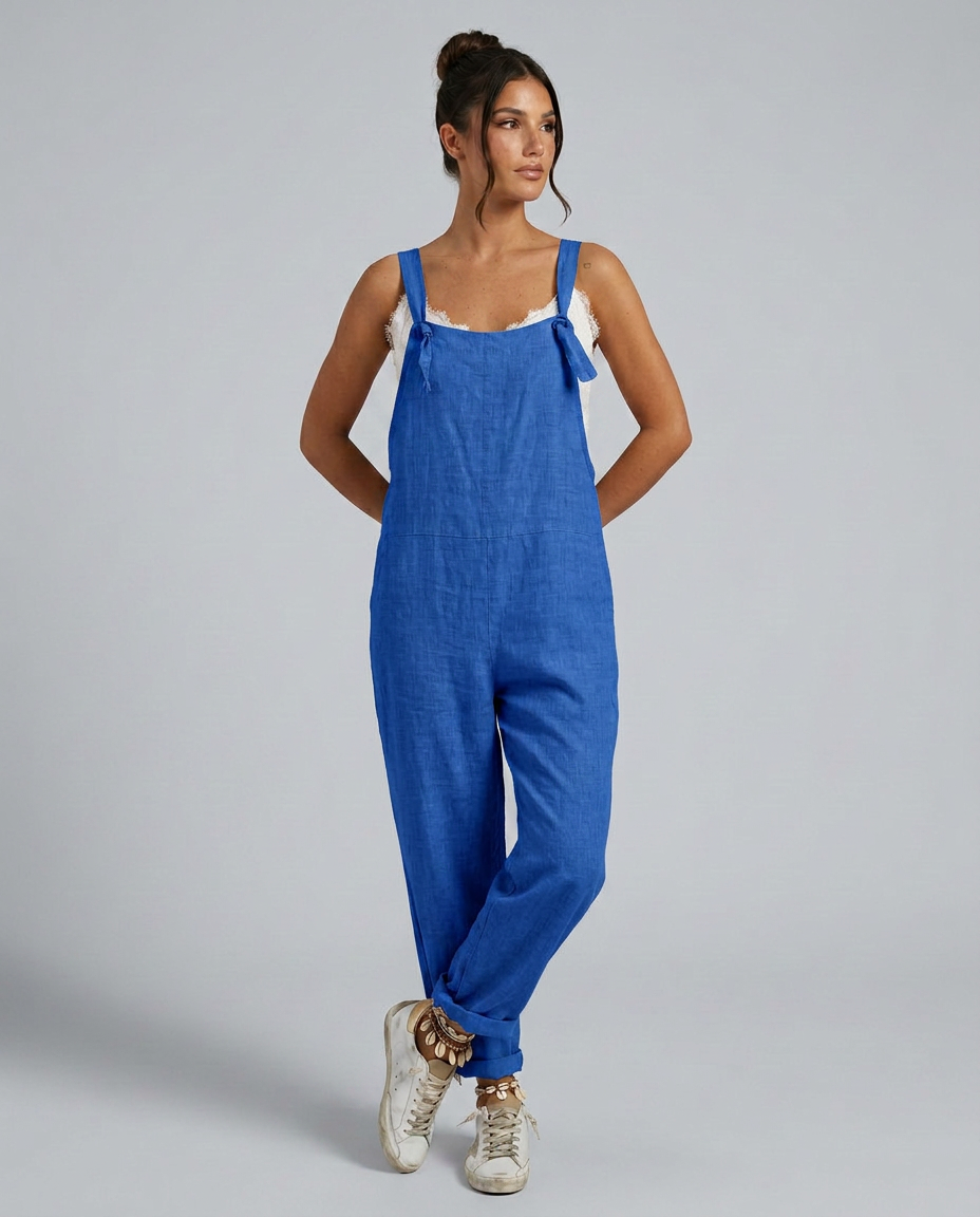 Delia | Vintage Jumpsuit with Relaxed Fit