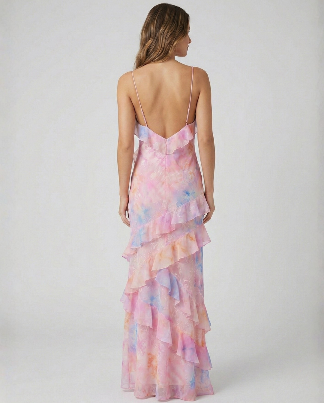 Isabella | Maxi Dress with Layered Ruffle Skirt