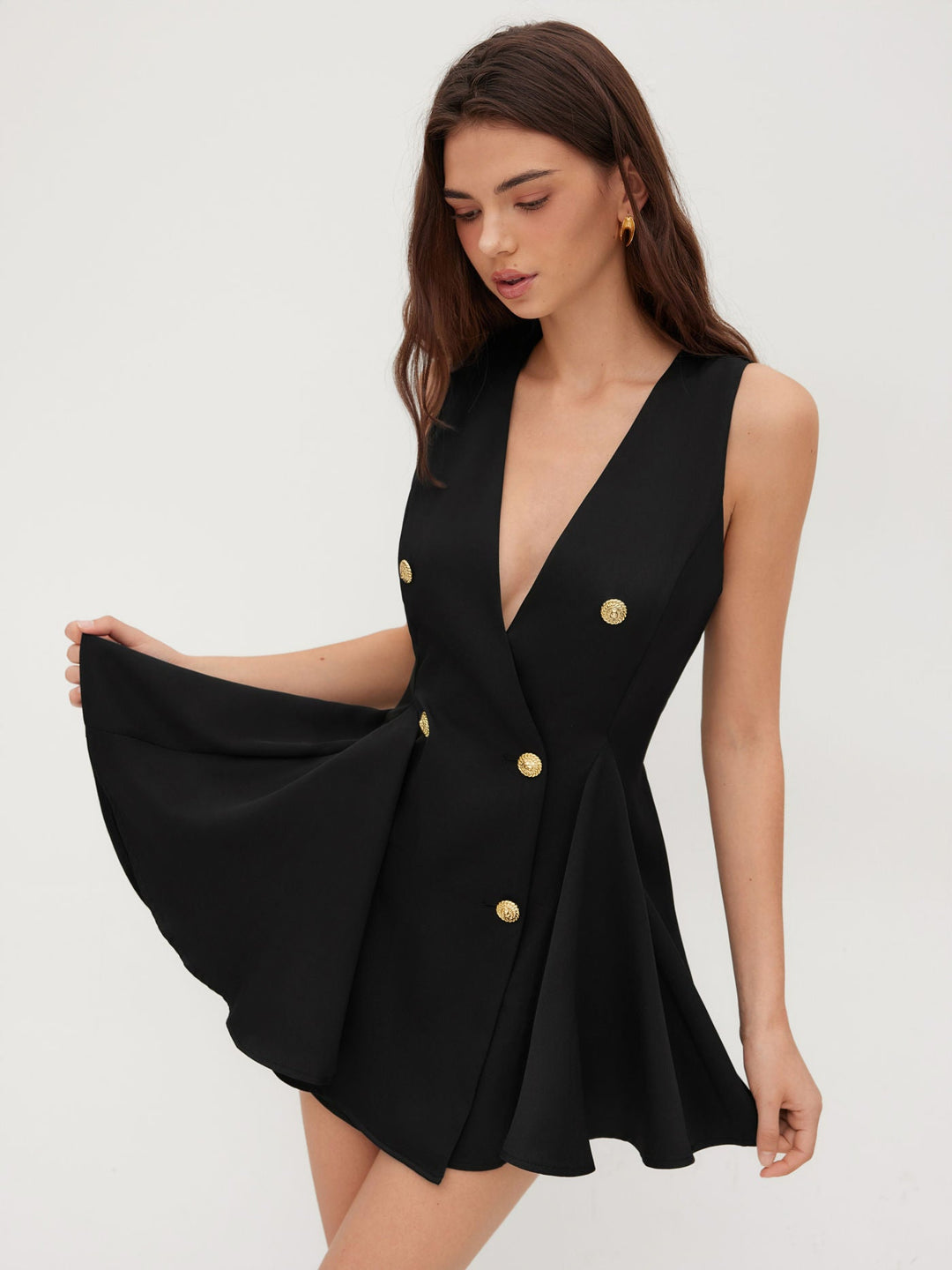 Camila | Mini Dress with Double-Breasted Design