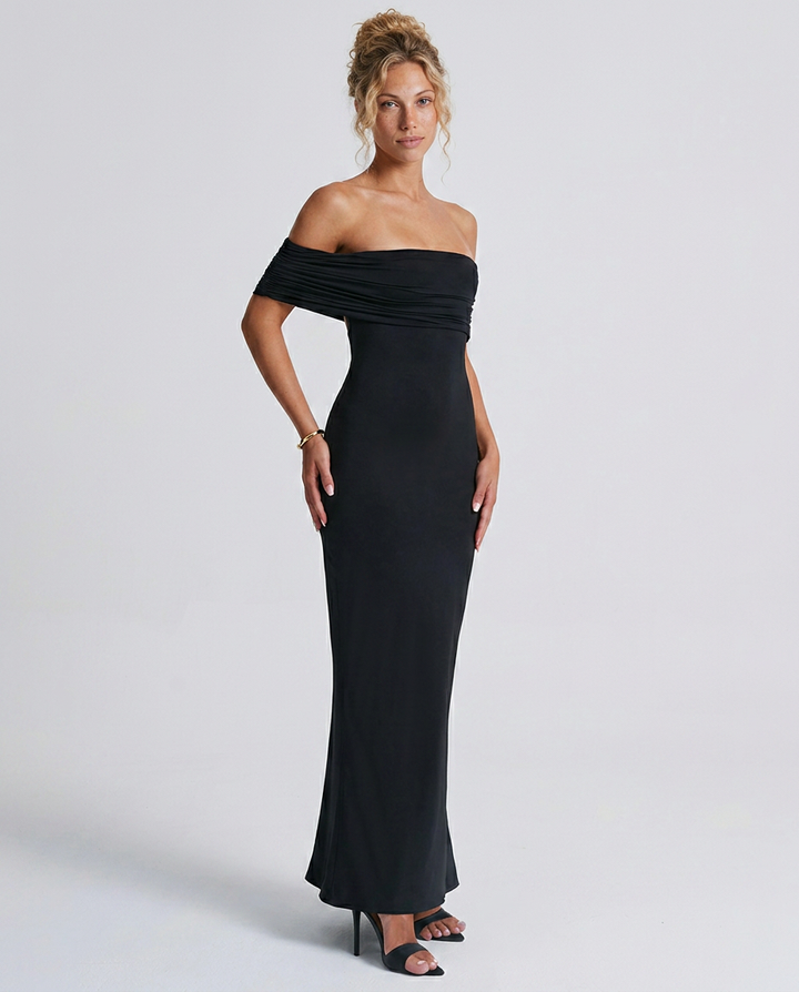 Allie | Off-Shoulder Bodycon Maxi Dress