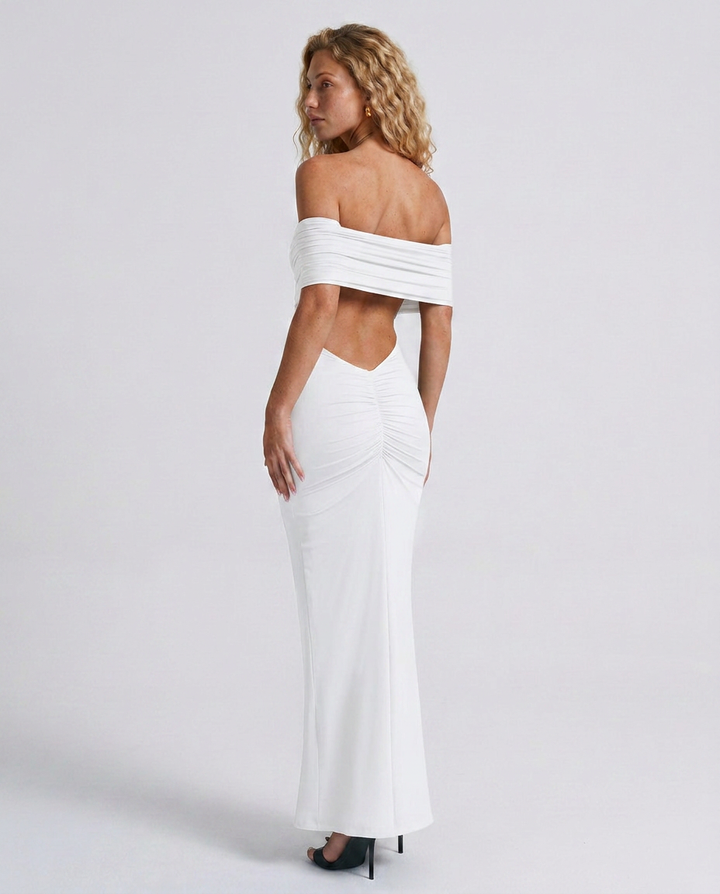 Allie | Off-Shoulder Bodycon Maxi Dress