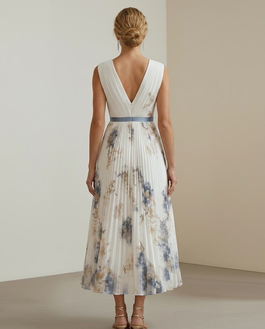 Jessie | Floral Maxi in Blue &amp; White