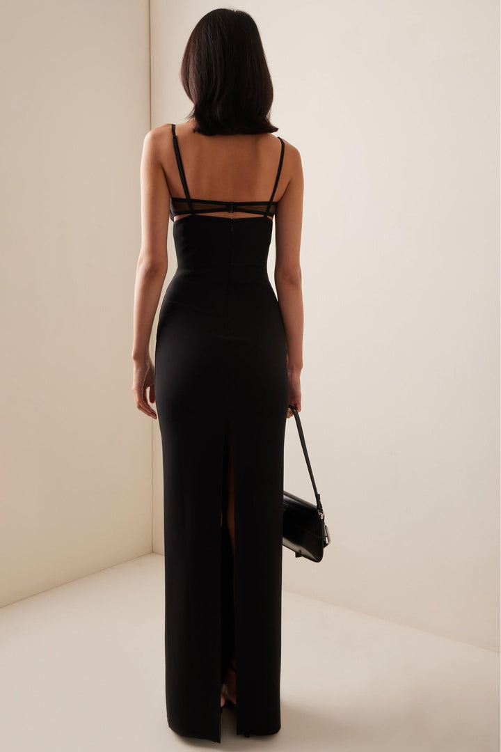 Ivy | Cut-Out Spliced Maxi Dress