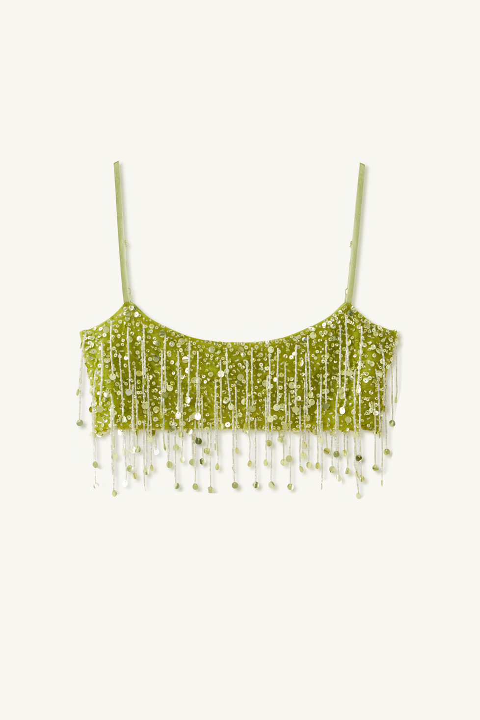 Lena | Sequin Tassel Slip Top &amp; Mini Skirt Set