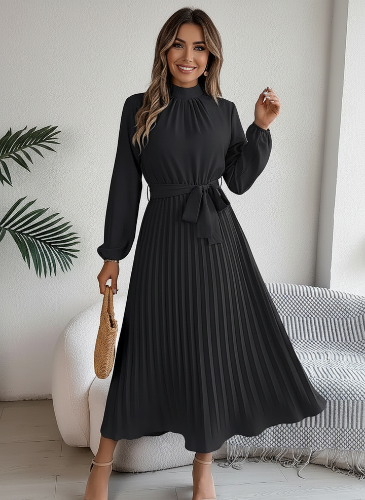 Celeste | Pleated Midi Dress