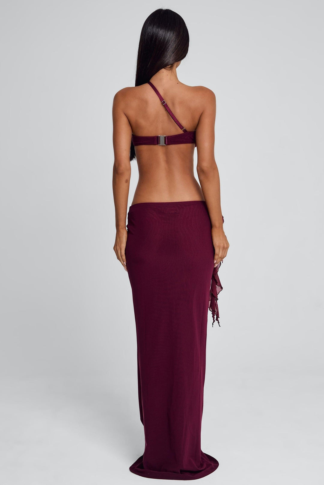 Verity | 3D Floral Beaded Mesh Maxi Dress