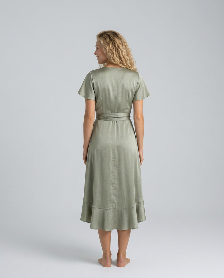Luna | Midi-Length Flowing Vintage Cocktail Dress
