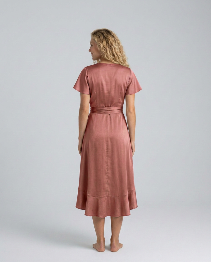 Luna | Midi-Length Flowing Vintage Cocktail Dress