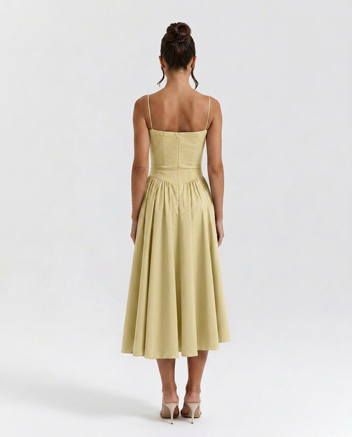 Odette | Corset Midi Cocktail Dress