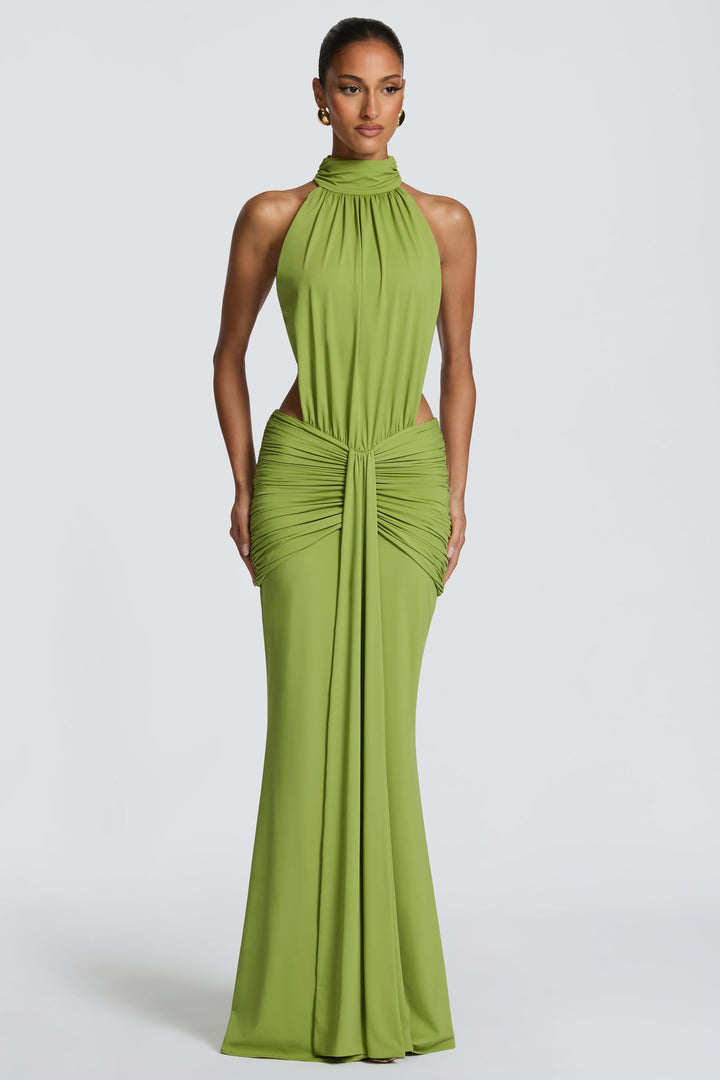 Paige | Gathered Backless Maxi Dress