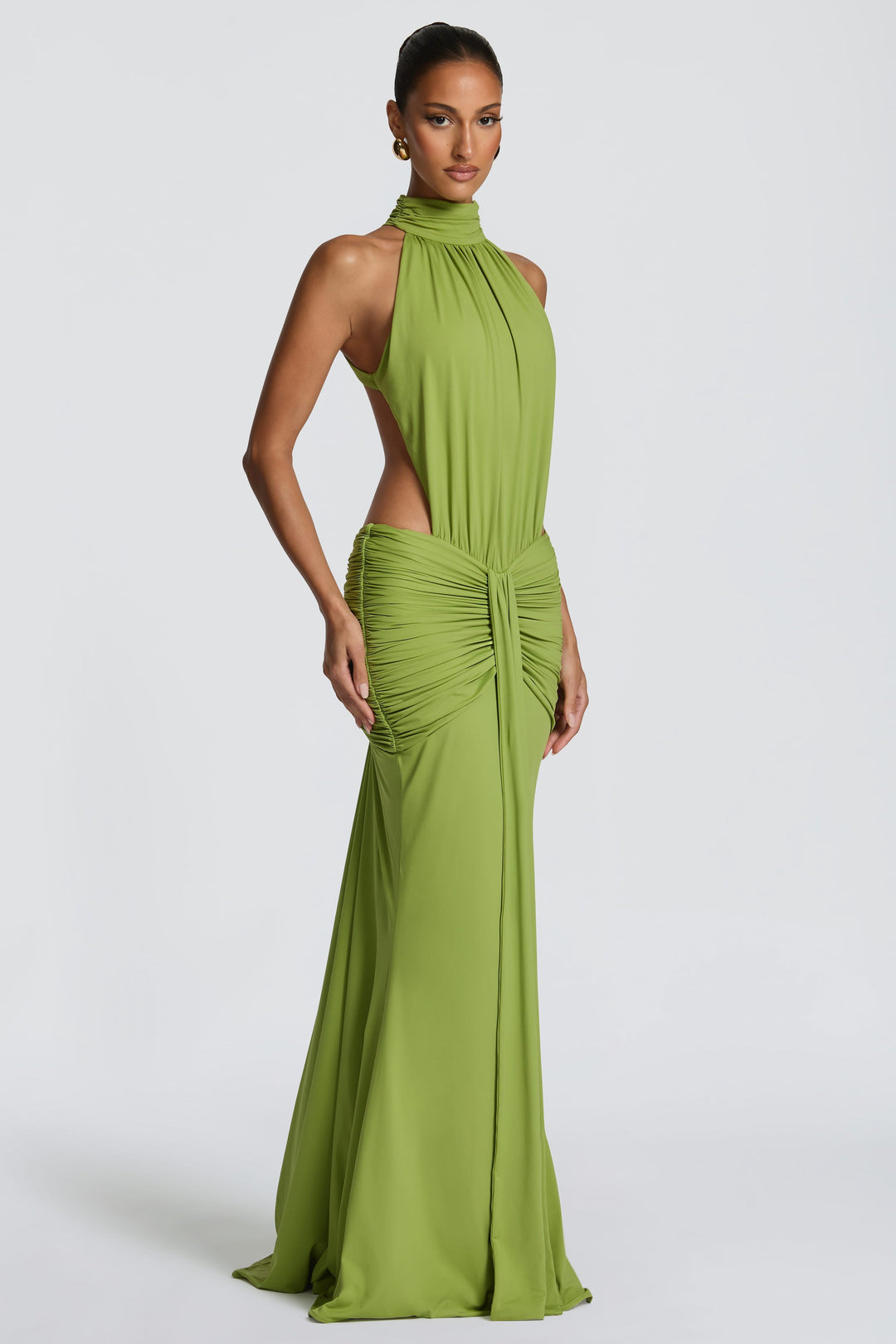 Paige | Gathered Backless Maxi Dress