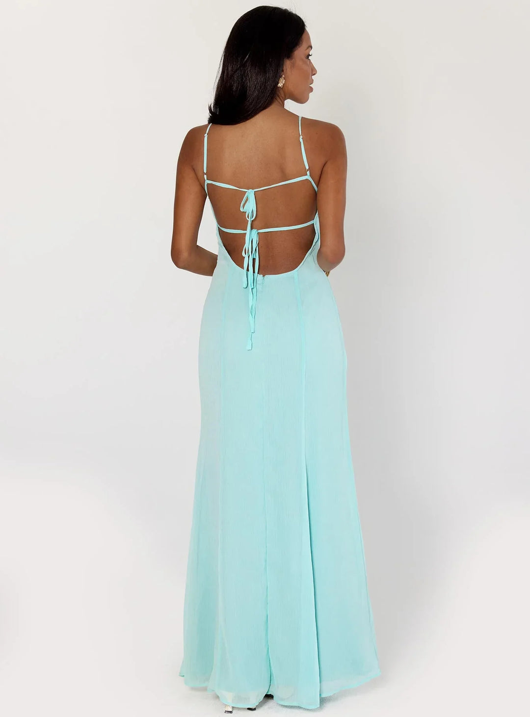 Jadira | Scarf Detail Wedding Guest Maxi Dress