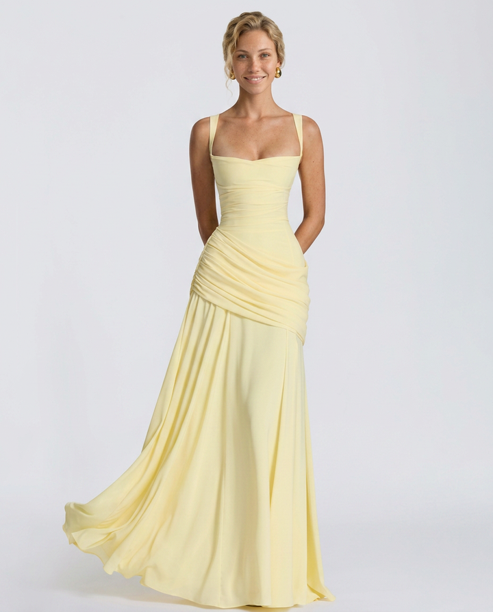 Sura | Off-Shoulder Flowy Maxi Dress