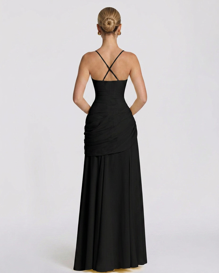 Sura | Off-Shoulder Flowy Maxi Dress