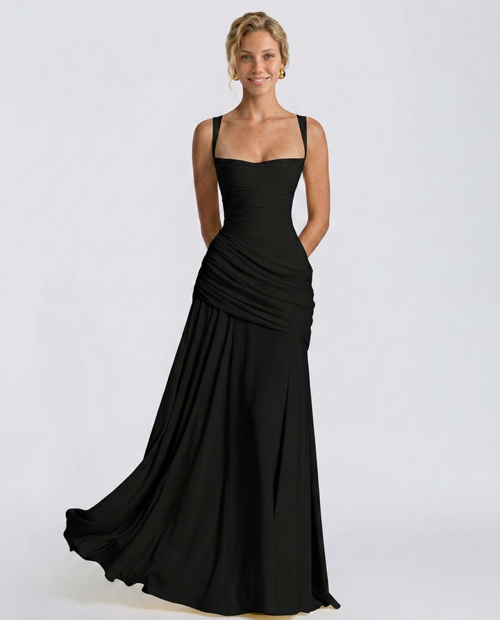 Sura | Off-Shoulder Flowy Maxi Dress